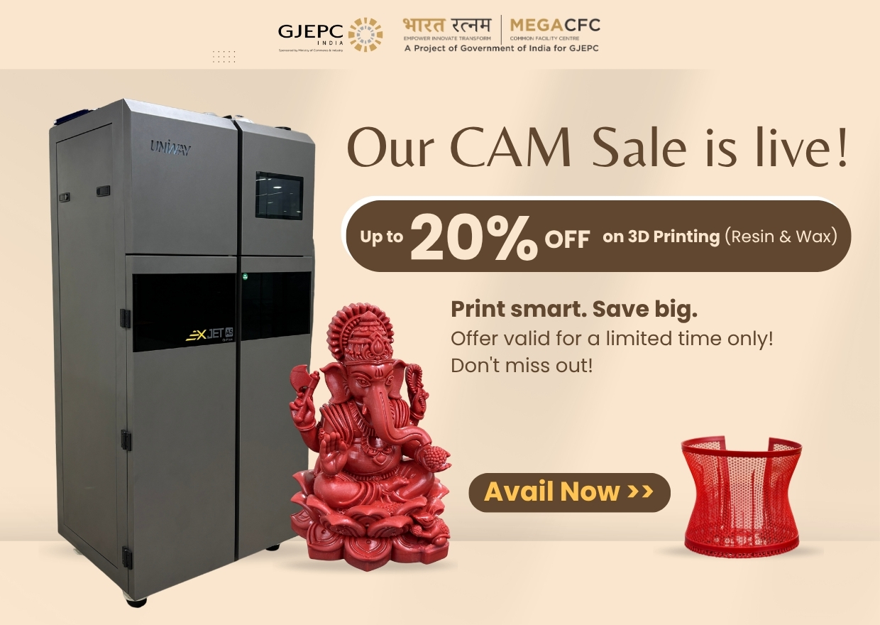 offering Up to 20% OFF on 3D Printing (Resin & Wax)
